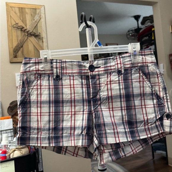 Maurices Pants - Maurices Red and Blue Cargo Shorts with Classic Design